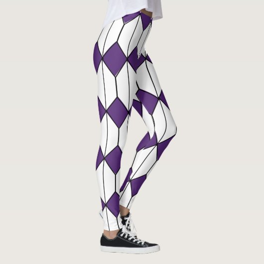 Leggings Diamants Art déco et hexagones (Droite)