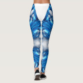 Leggings Diamants bleus (Dos)