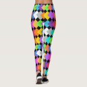 Leggings Diamants de néon (Dos)