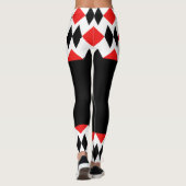 Leggings Diamants et noir uni (Dos)