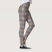 Leggings Diamants Multi-Beige Designer (Droite)