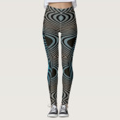 Leggings Diamants noirs -1-Swirl (Devant)