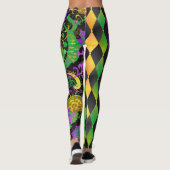 Leggings Diamond Jacquard Mardi Gras Couleurs Dragon Leggin (Dos)