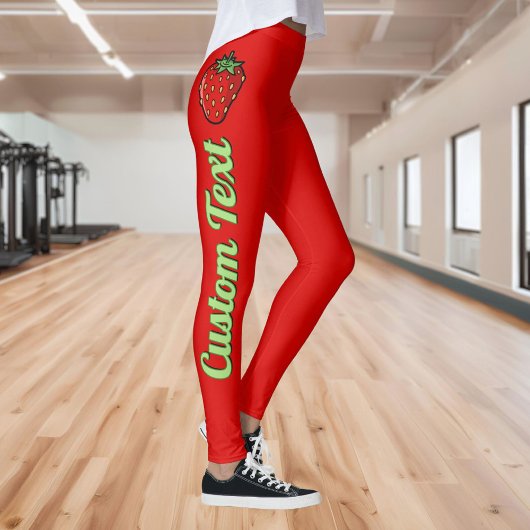 Leggings d'icônes fraises