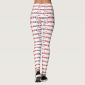 Leggings Dieu béni l'Amérique (Dos)