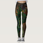 Leggings Dieu du Serpent Maya (Devant)