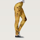 Leggings Différentes Roses à l'Aquarelle (Droite)