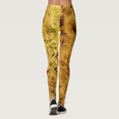 Leggings Différentes Roses à l'Aquarelle (Dos)