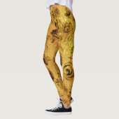 Leggings Différentes Roses à l'Aquarelle (Gauche)