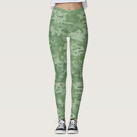 Leggings Digital Bamboo Camo (Devant)