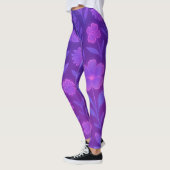 Leggings Digital Bloom Future Pattern | Floral Futuriste (Gauche)