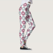 Leggings Dignes glacées blanches et roses (Droite)