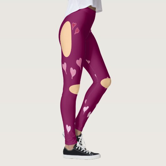Leggings d'illusion cardiaque (Droite)