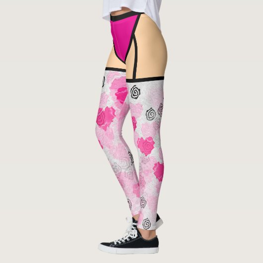 Leggings d'illusion de Saint-Valentin (Gauche)