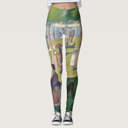 Leggings Dimanche sur La Grande Jatte Seurat Peinture (Devant)