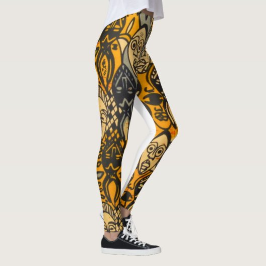 Leggings d'impression africains (Droite)