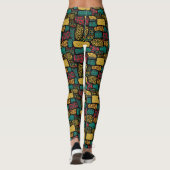 Leggings d'impression africains (Dos)