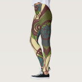 Leggings d'impression africains (Gauche)