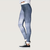 Leggings d'impression bleu numérique (Gauche)