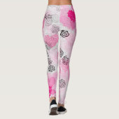 Leggings d'impression cardiaque (Dos)