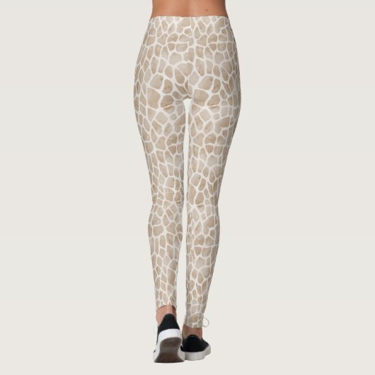 Leggings d'impression de girafe (Dos)