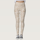 Leggings d'impression de girafe (Devant)