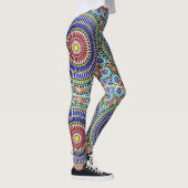 Leggings d'impression en mosaïque marocaine (Droite)