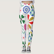 Leggings d'impression florale