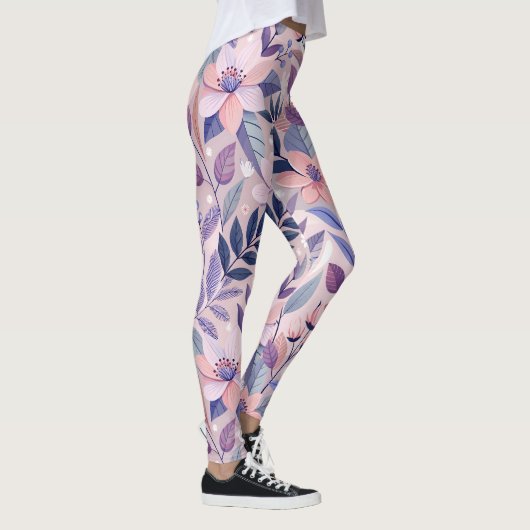 Leggings d'impression florale - La mode rencontre (Droite)