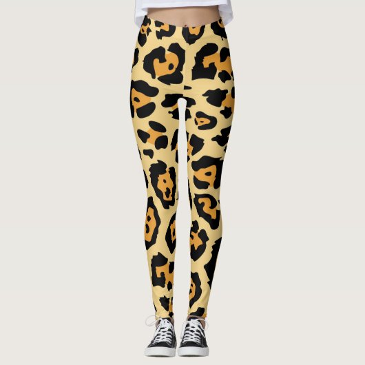 leggings d'impression jaguar (Devant)