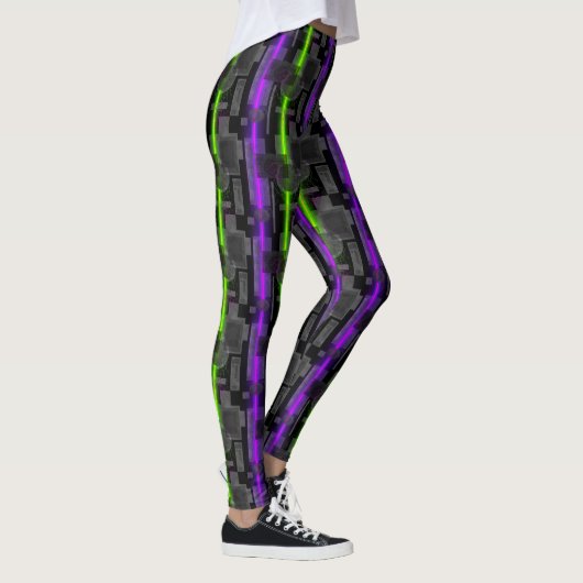 Leggings d'impression laser source d'énergie Cyber (Droite)
