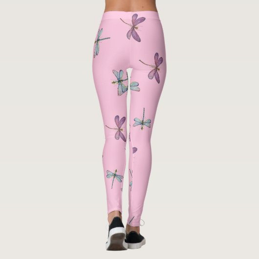 Leggings d'impression populaires, haute taille Pre (Dos)