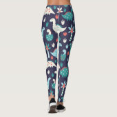 Leggings Dinosaur Aventure Design sans faille (Dos)