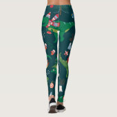 Leggings Dinosaur T-Rex : Nouvel An de Noël. (Dos)