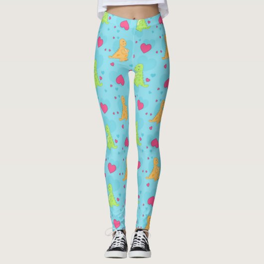 Leggings Dinosaure Love (Devant)
