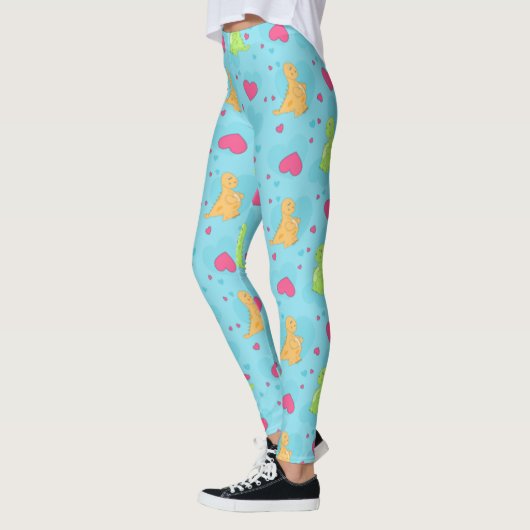 Leggings Dinosaure Love (Gauche)