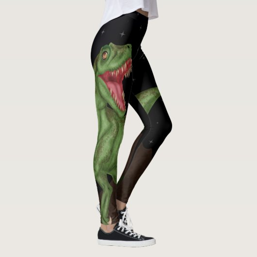 Leggings Dinosaure - Nuit préhistorique (Droite)