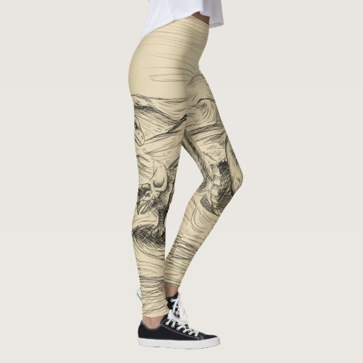 Leggings Dinosaures classiques (Droite)