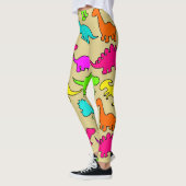 Leggings Dinosaures colorés (Gauche)