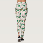 Leggings Dinosaures dans Sweaters Motif de Noël (Dos)