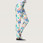 Leggings Dinosaures mignons et colorés motif (Droite)