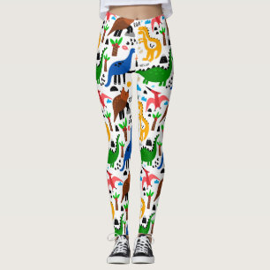 Leggings Dinosaures motif transparent