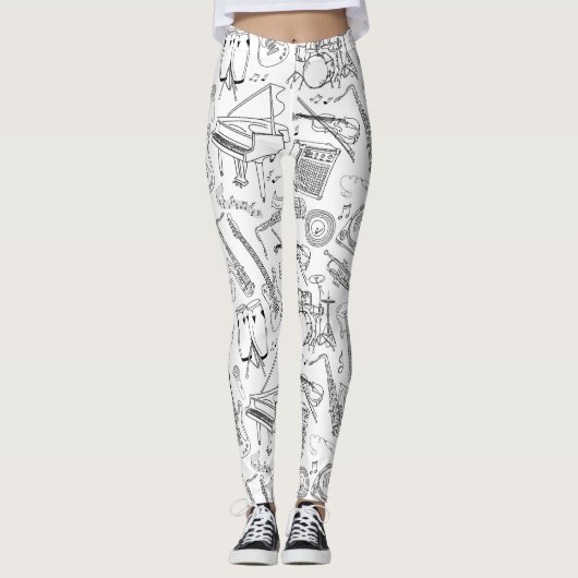 Leggings d'instruments de musique (Devant)