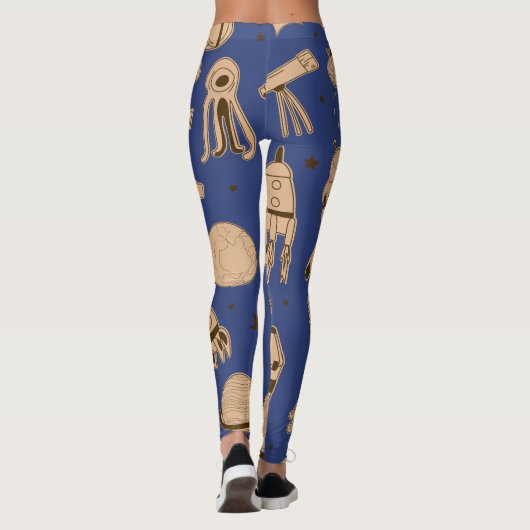 Leggings d'invasion spatiale (Dos)