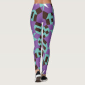 Leggings Disco Party des années 90 (Dos)