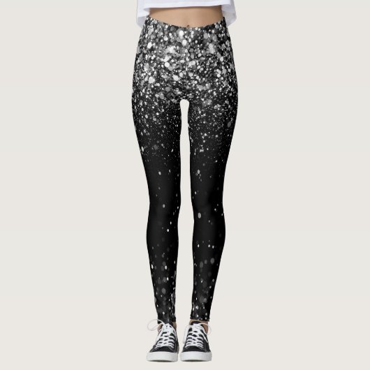 Leggings Disco Silver Glam (Devant)