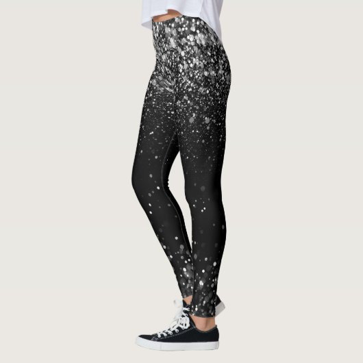 Leggings Disco Silver Glam  (Gauche)