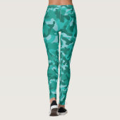 Leggings Dispositif de camouflage bleu persian (Dos)