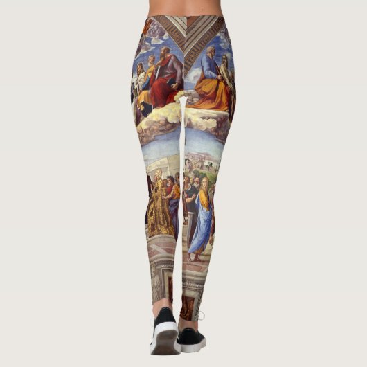 Leggings Disputation du Saint Sacrement par Raphael (Dos)