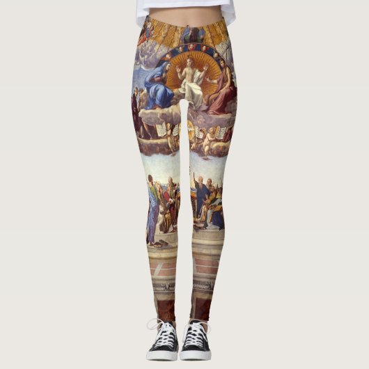 Leggings Disputation du Saint Sacrement par Raphael (Devant)